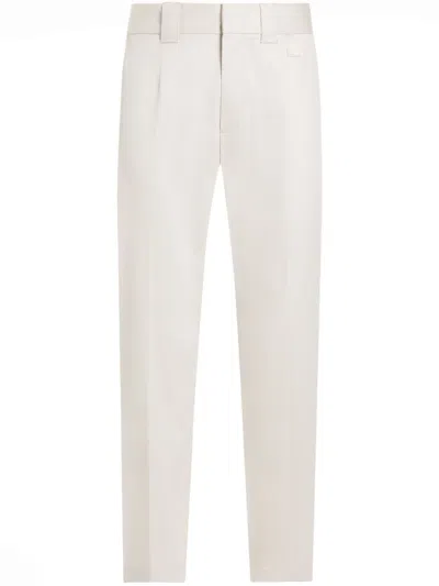 Dolce & Gabbana Slim-cut Trousers In Neutrals