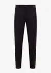 Dolce & Gabbana Virgin Wool And Silk Tuxedo Trouser In Black