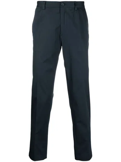Dolce & Gabbana Slim-fit Cotton Chino Trousers In Blau