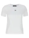 Dolce & Gabbana White Jersey Dg Logo Plate T-shirt