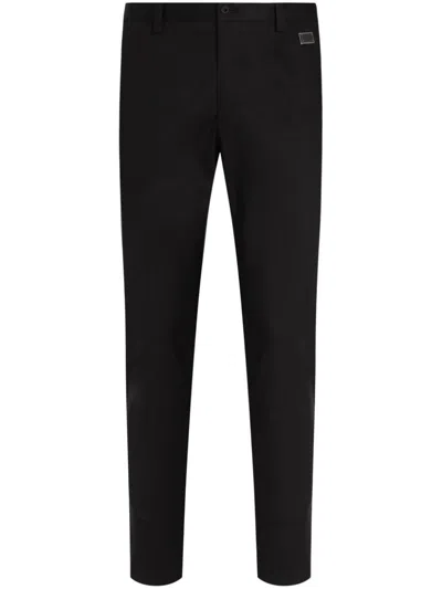 DOLCE & GABBANA TAILORED COTTON TROUSERS