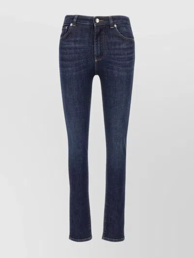 DOLCE & GABBANA SLIM FIT DENIM TROUSERS WITH FIVE POCKETS