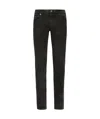 Dolce & Gabbana Slim-fit Stretch Denim Jeans In Black
