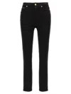 Dolce & Gabbana 5-pocket Trousers Featuring Belt Loops In Black