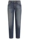 Dolce & Gabbana Regular-fit Blue Wash Stretch Jeans In Blue