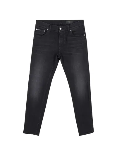 Pre-owned Dolce & Gabbana Slim-fit Jeans In Black