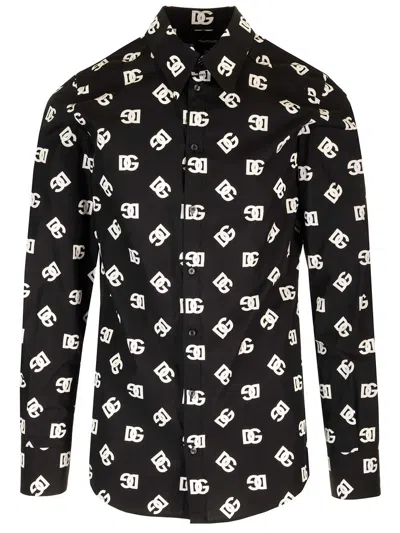 Dolce & Gabbana Slim Fit Shirt In Black