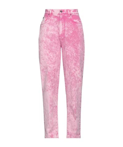 Dolce & Gabbana Slim Fit Stretch Jeans In Pink