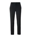Dolce & Gabbana Tailored Stretch-wool Trousers In Black