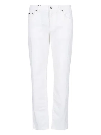 Dolce & Gabbana Slim Jeans In White