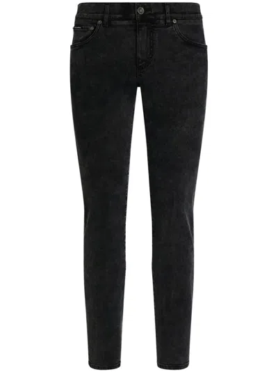 Dolce & Gabbana Slim Jeans In Black