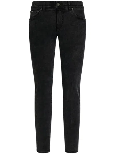 Dolce & Gabbana Slim Jeans In Black