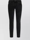 Dolce & Gabbana Black Regular Flat Front Pants In Black