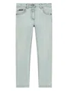 Dolce & Gabbana Slim-leg Cotton-blend Jeans In Blue
