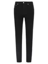 Dolce & Gabbana Slim Fit Stretch Cotton Denim Trousers In Multi