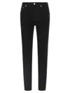 Dolce & Gabbana Slim Fit Stretch Cotton Denim Trousers In Black