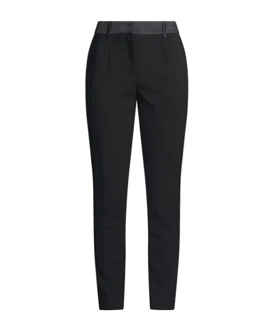 Dolce & Gabbana Slim-fit Dress Pants In Black