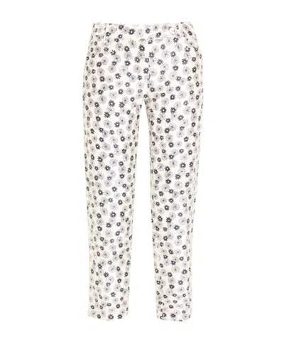 Dolce & Gabbana Slimfit Floral Printed Tailored Trousers In Multi