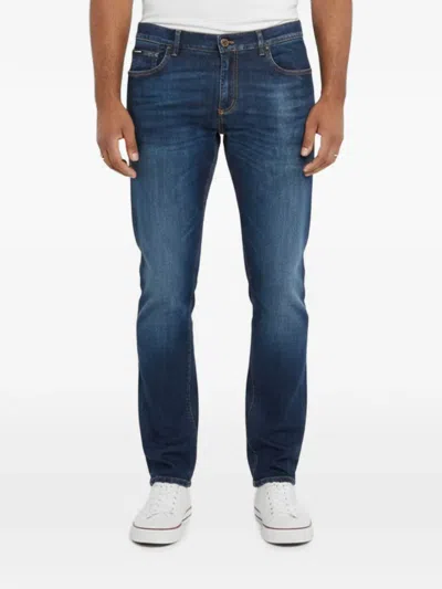 Pre-owned Dolce & Gabbana Slim-fit Jeans In Blue