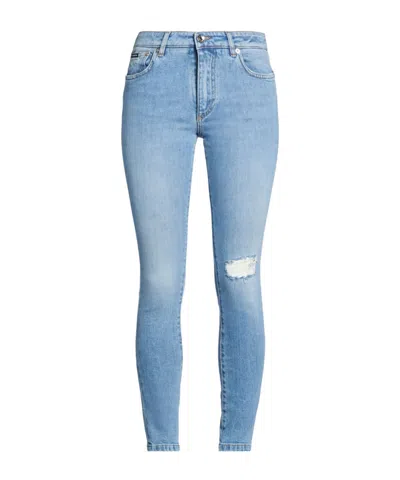 Dolce & Gabbana Slim-fit Jeans In Blue