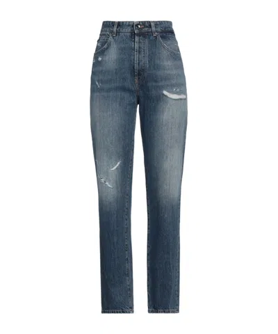 Dolce & Gabbana Slimfit Jeans In Blue