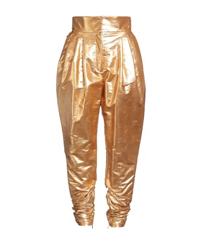 Dolce & Gabbana Slim-fit Shiny Trousers In Brown