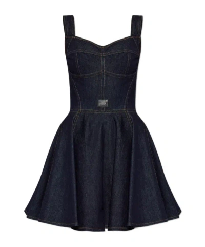 Dolce & Gabbana Sling Dress In Black
