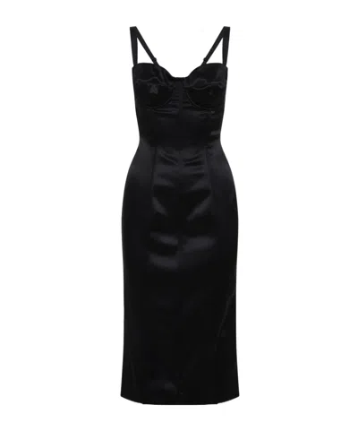 Dolce & Gabbana Sling Dress In Black