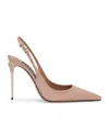 Dolce & Gabbana Dolce&gabbana Pointed Toe Slingback Stiletto Pump In Nude