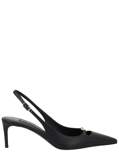Dolce & Gabbana Slingback Lollo In Black