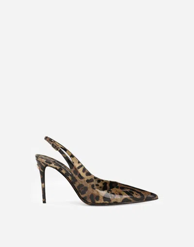 Dolce & Gabbana Slingback In Multi