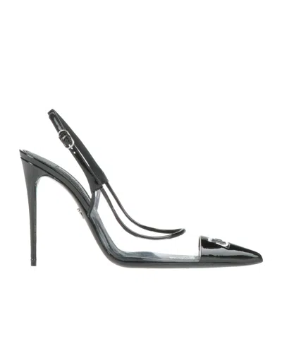 Dolce & Gabbana Slingback Pumps In Black