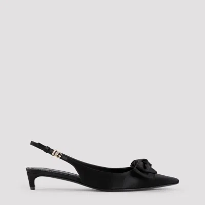 DOLCE & GABBANA SATIN SLINGBACK PUMPS