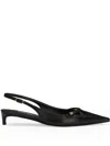 Dolce & Gabbana Slingback Seta In Nero
