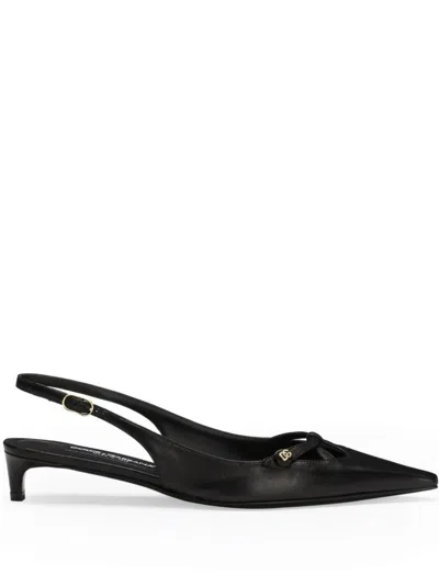 DOLCE & GABBANA SLINGBACK SETA