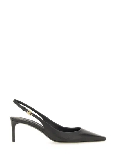 DOLCE & GABBANA DOLCE & GABBANA SLINGBACK WITH LOGO