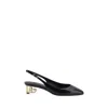 Dolce & Gabbana Black Décolleté With Dg Logo On The Heel In Black