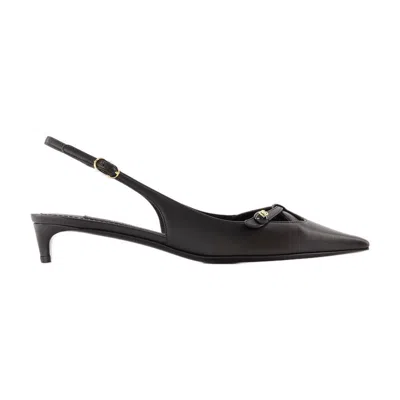 Dolce & Gabbana Slingbacks In Black
