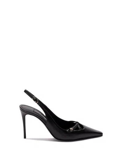 Dolce & Gabbana Slingbacks In Black  