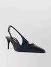 Dolce & Gabbana Pointed Toe Slingback High Heel Sandals