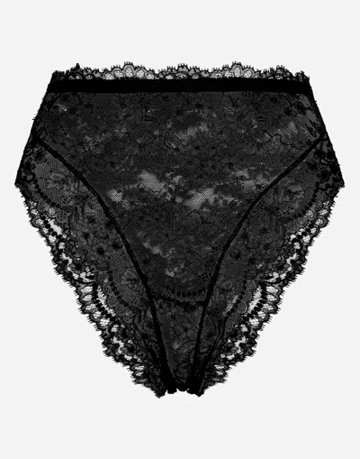 Dolce & Gabbana Slip Alto In Black