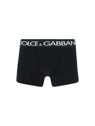 Dolce & Gabbana Slip Intimo X2 In Black