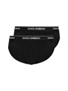 Dolce & Gabbana Two-pack Of Briefs In Nero