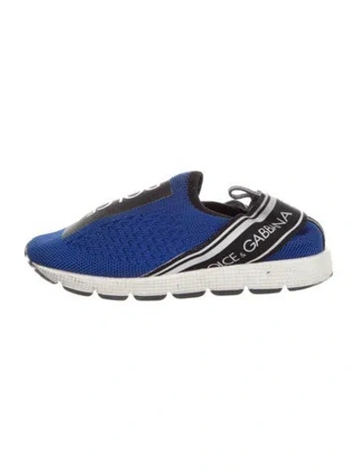 Pre-owned Dolce & Gabbana Babies' Slip On Sneakers In Blue