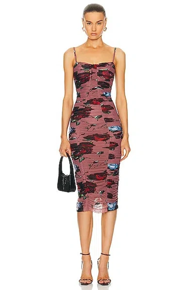 Dolce Gabbana Slip Sheer Dress In Rose Vintage ModeSens