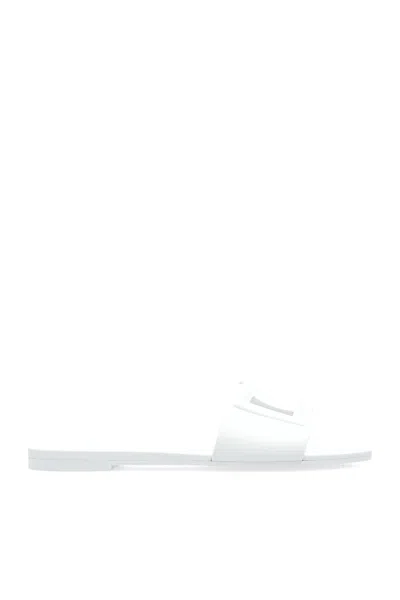 Dolce & Gabbana Slippers `bianca` In Bianco