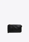 Dolce & Gabbana Embossed-logo Cross-body Bag In Black