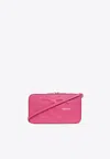 Dolce & Gabbana Small 3d-effect Logo Camera Bag In Pink