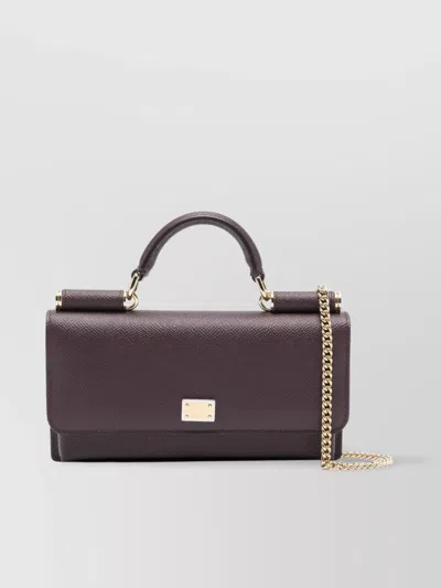 DOLCE & GABBANA SMALL BAG IN CALF LEATHER