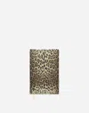 Dolce & Gabbana Small Blank Notebook Leather Cover Multicolor Unisex Onesize In Multicolor